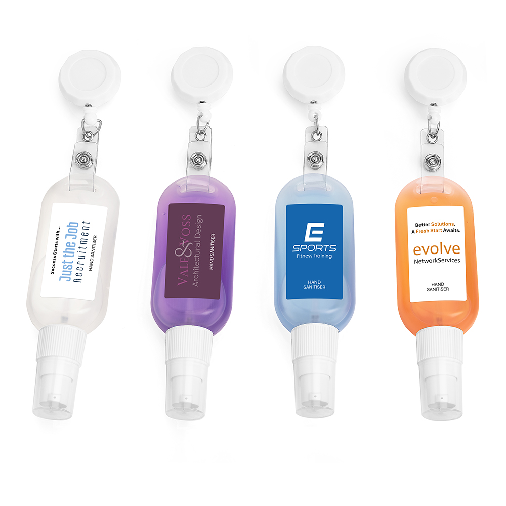 Antibacterial Refillable Hand Sanitiser on a Roll Clip (50ml) - Image 2