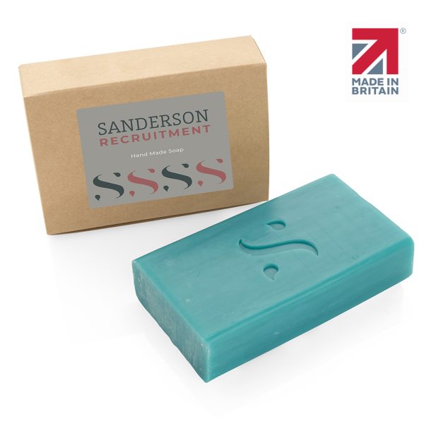 Debossed Hand Made Soap in a Box (120g)